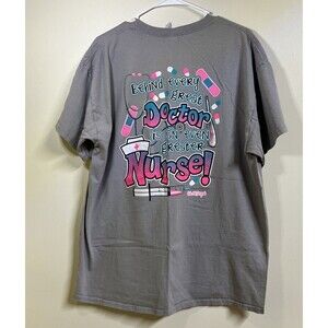 Girlie Girl Originals "...even greater nurse" Womens Sz XL Short Sleeve T-Shirt